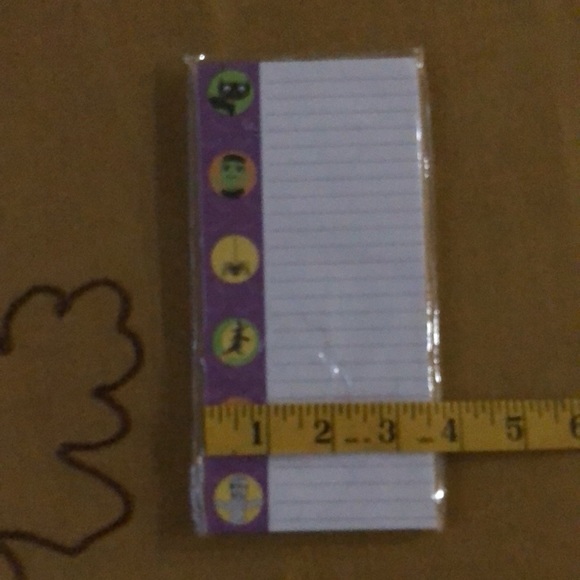 Halloween Magnetic notepad, Fridge notepad, Grocery List notepad Halloween gift - Picture 6 of 9